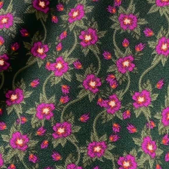 size small LulaRoe Cassie midi Floral pencil skirt - Picture 2 of 5